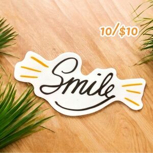 10 / $10 - Smile Sticker - Happy / Happiness